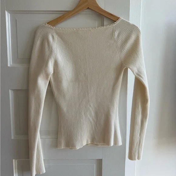 Sezane Maha Jumper - Ecru, Small - Picture 5 of 5